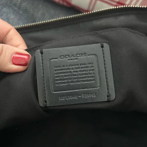 Coach Black Leather Satchel - Picture 4 of 7